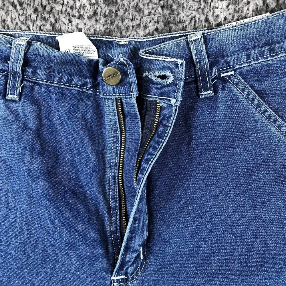 Vintage Carhartt Jeans Mens 33x30 Blue Relaxed Straight Denim Workwear B65DST